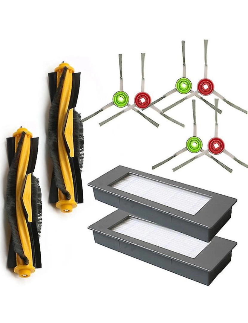 imagem de Acessórios de substituição do filtro HEPA de escova lateral principal para Deebot Ozmo 920/950/T5/T8/T8/N8 Pro+ Vacu2