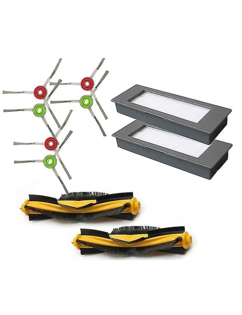 imagem de Acessórios de substituição do filtro HEPA de escova lateral principal para Deebot Ozmo 920/950/T5/T8/T8/N8 Pro+ Vacu4