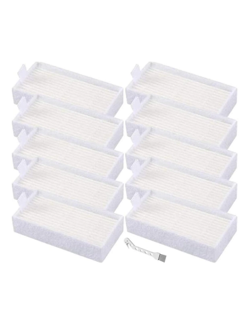 Crosmart - 10pcs Filtros HEPA Substituição para V3S V3S Pro V5 V5S V5S Pro Robótico Filtros de Cleaums Replac