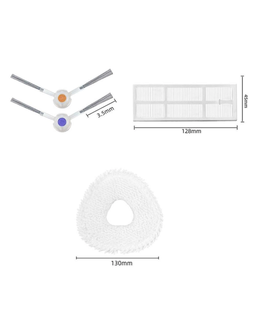 imagem de Para Narwal J3 Robot Vacuum Cleaner Substituição peças de reposição Acessórios Late2