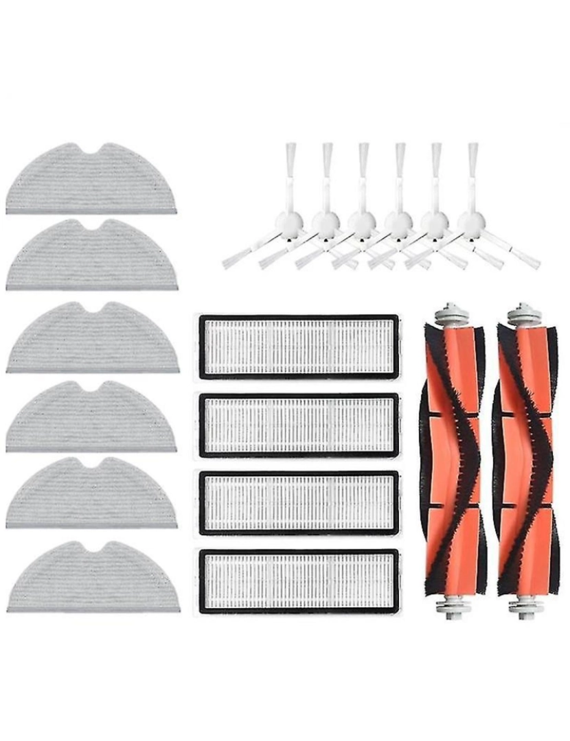 Crosmart - FILTO HEPA KIT MOP LIVELHO PRINCIPAL PRINCIPAL PARA MIJIA 1C 1T STYTJ01ZHM E STYTJ02ZHM ASPURATOR PEÇAS