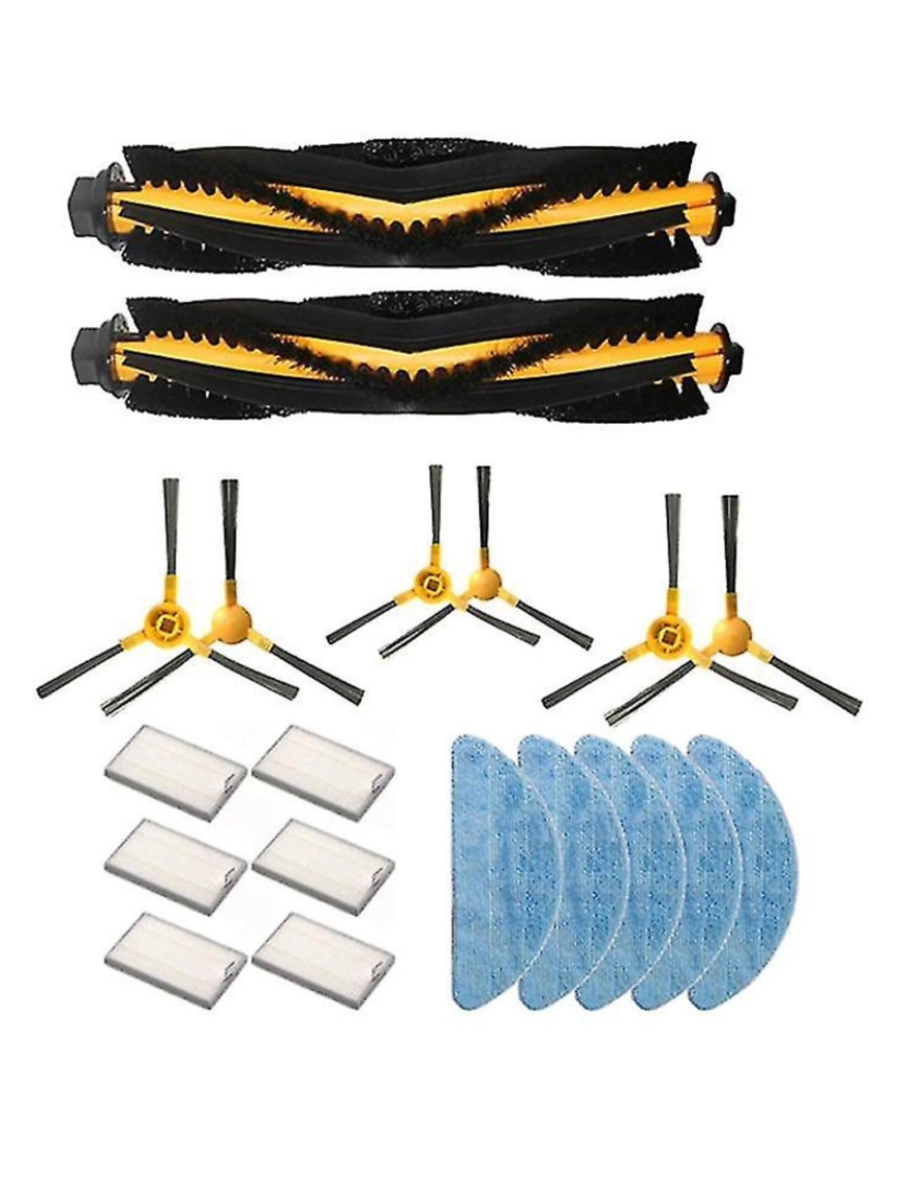 imagem de Filtro de pincel lateral principal e acessórios de substituição de pano de esfrego2