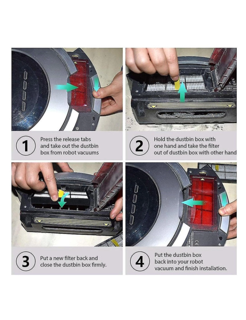 imagem de Filtros de substituição de 15pcs compatíveis para 800 e 900 séries 801 805 850 860 870 877 880 890 891 8953