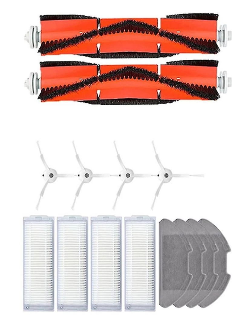 imagem de 1sethepa filtro para mi robot vácuo-mop 2 Pro lite pano lite lateral pincel lateral principal mijia2