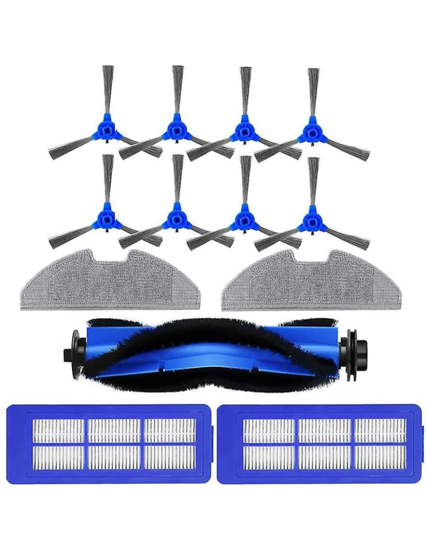 imagem de Peças de substituição Bruscos laterais de escova principal Filtros para Robovac G10 G30 G30 Robô híbrido Vacuum Cleaner A1