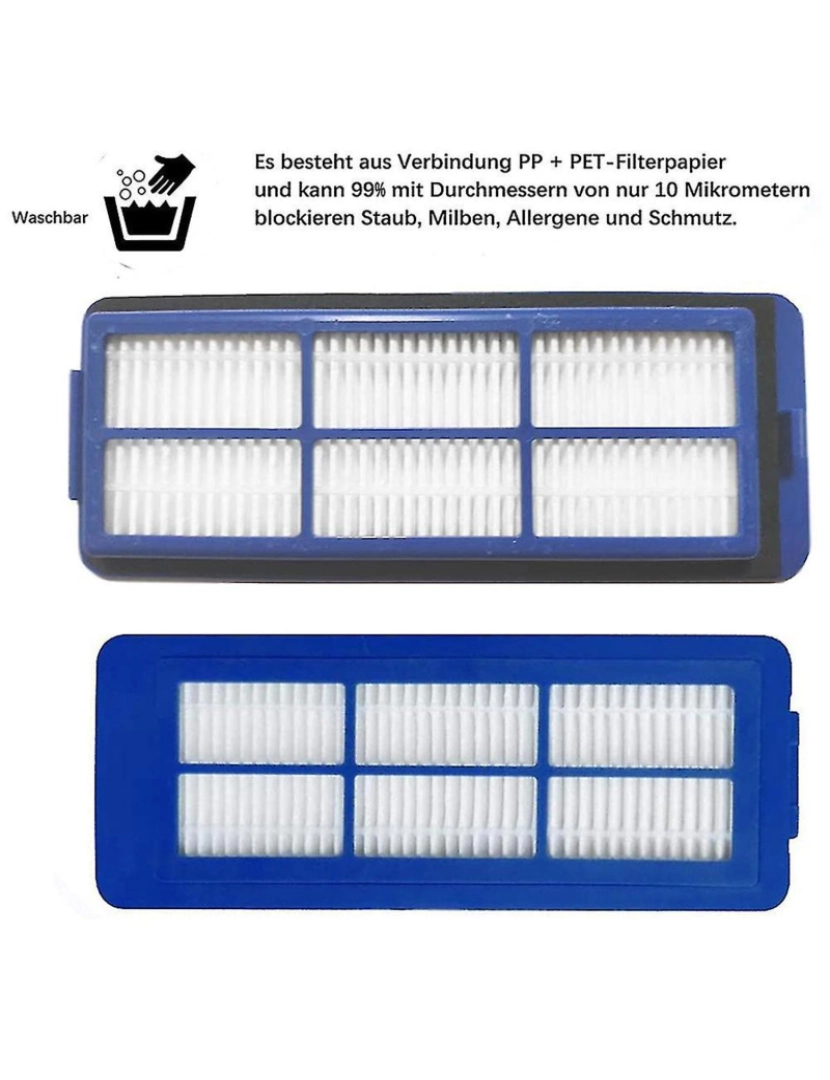 imagem de Peças de substituição Bruscos laterais de escova principal Filtros para Robovac G10 G30 G30 Robô híbrido Vacuum Cleaner A4