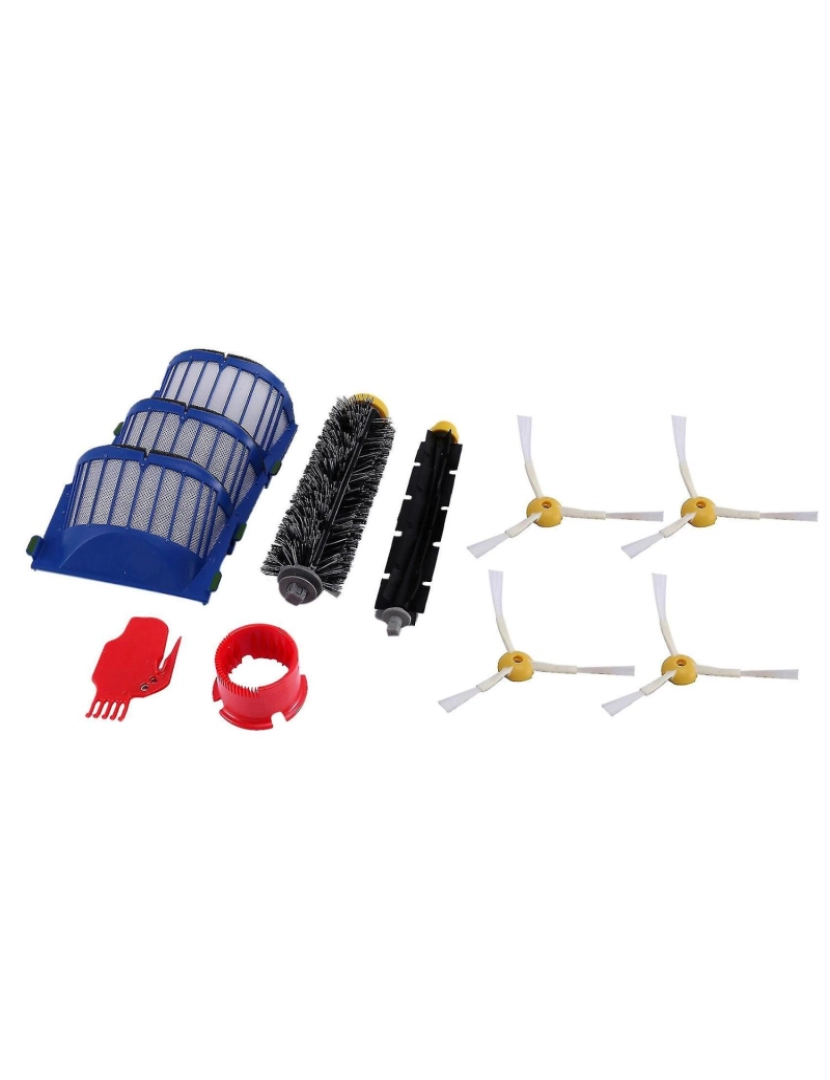 Crosmart - Kit de peça de reposição adequada para 600 séries 620 630 650 660 Acessórios de limpeza a aspirador robótico