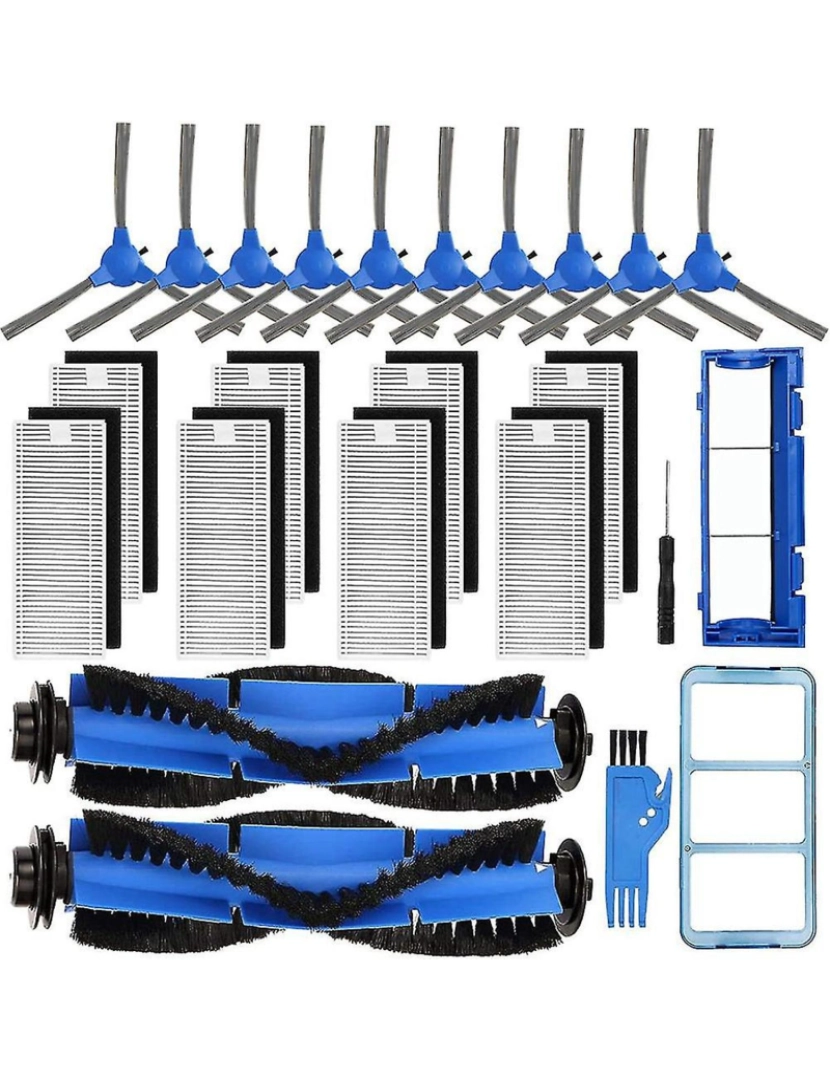 imagem de Peças de reposição Brush Brush Brushes Filtros HEPA para Robovac 11s 15c 30c 35c Vacuum Cleaner1