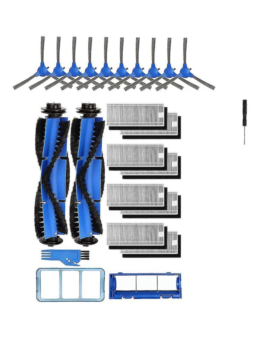 imagem de Peças de reposição Brush Brush Brushes Filtros HEPA para Robovac 11s 15c 30c 35c Vacuum Cleaner2