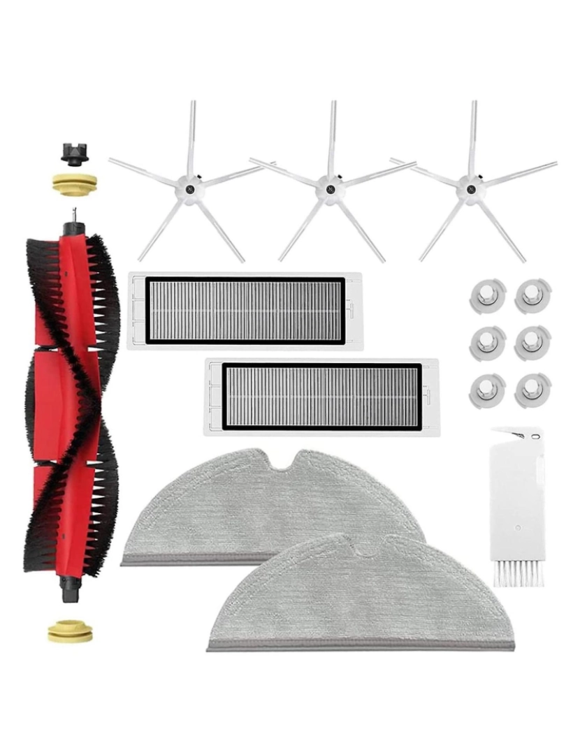 Crosmart - Kit de peças de reposição de acessórios para S5 max s6 maxs6 puro s6 maxv s50 s51 s55 s60 s65 s5 s6 vácuo limpo