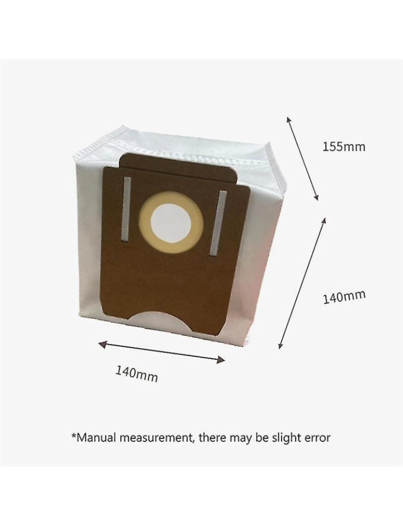 imagem de Saco de poeira de 10pcs para S8 S8+Coleção automática de poeira e varredura Robot Smart Home Replacababl4