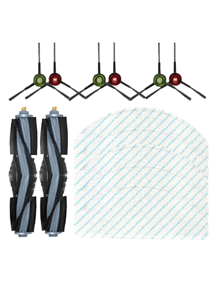 imagem de 13pcs Substituição peças sobressalentes para Deebot T10 A aspirador de pó de pó limpeza de pano de esfrego1