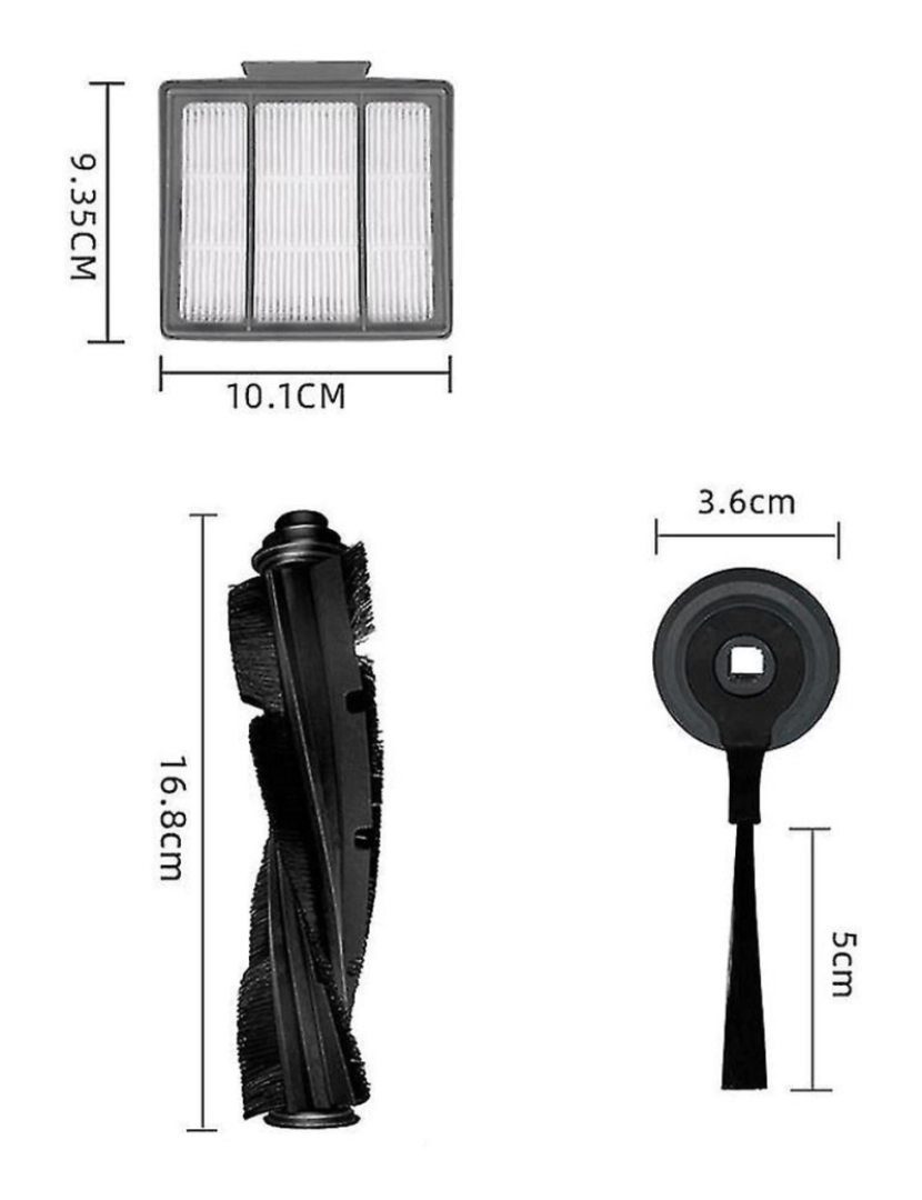 imagem de Filtro de pincel de pó para limpeza para robô S87 R85 RV8502