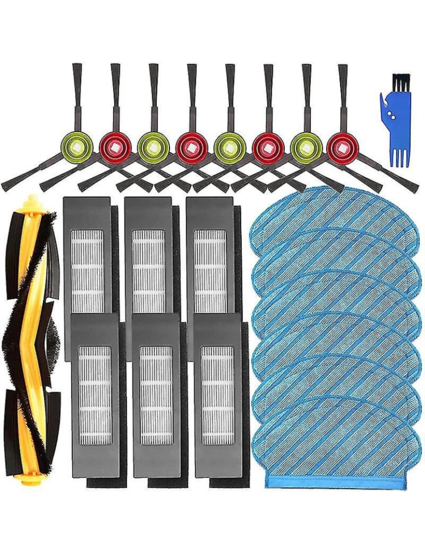 imagem de Peças de reposição Brush Brush Bushes Filtros HEPA para Deebot Ozmo 920 950 Vacuum ACC ACC1