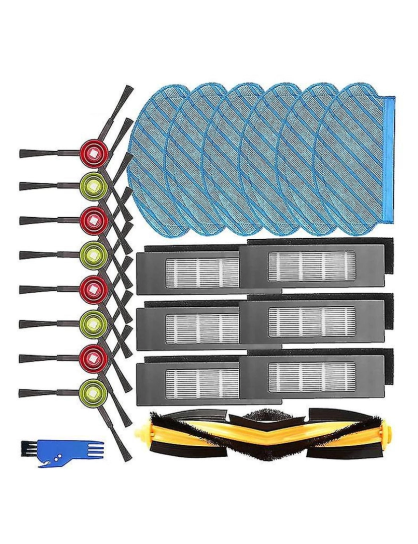 imagem de Peças de reposição Brush Brush Bushes Filtros HEPA para Deebot Ozmo 920 950 Vacuum ACC ACC2