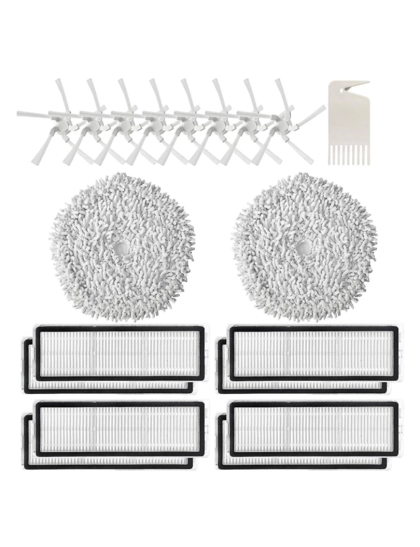 imagem de 19 peças de substituição de PCs para W10 W10 Pro Robot Avaliador Acessórios para Casa Casa Lateral HEPA1
