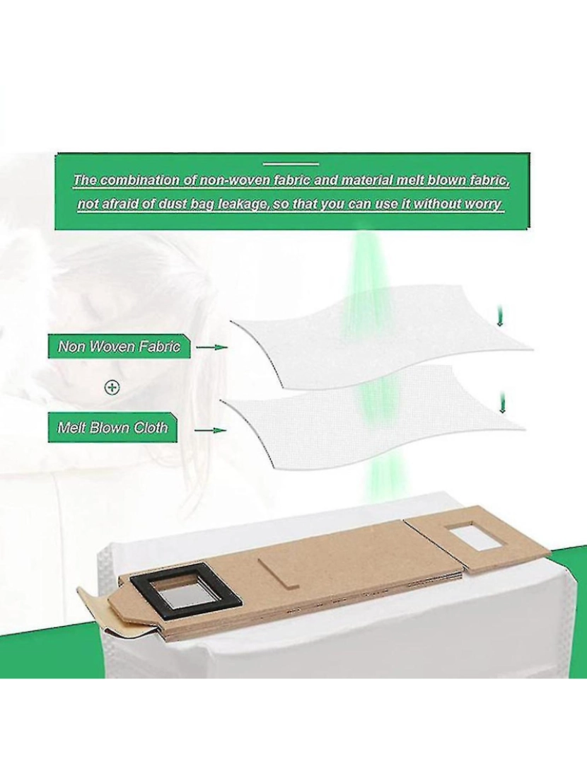 imagem de Solas de pó de 10 pacotes Substituição para Roborock S7 T7S T7S PLUS2