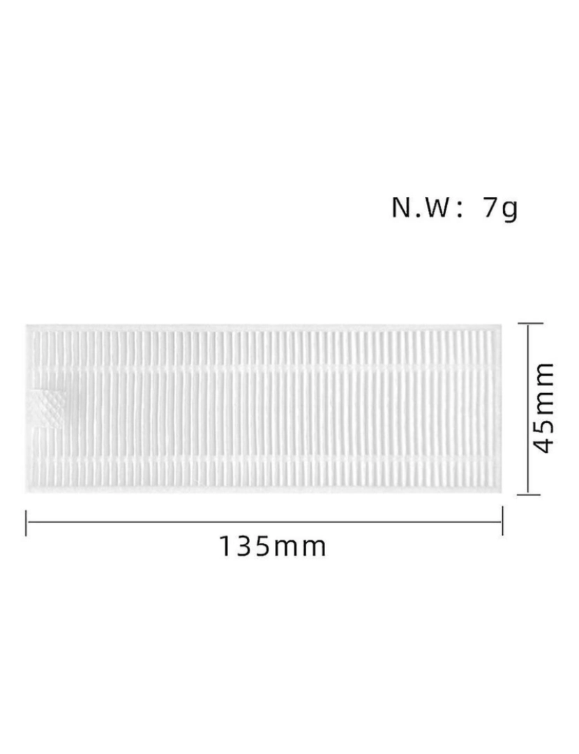 imagem de Filtro HEPA de vácuo de vácuo de 6pcs para 360 s10 x100 max robótico a vácuo Acessórios Filtros de acessórios Substituir2