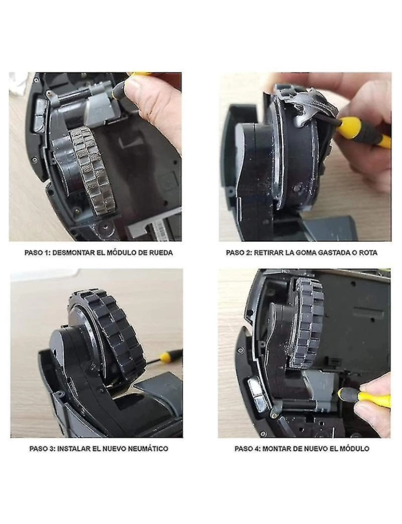 Crosmart - Escova de escova de rolos de reposição Filtros Hepa para iRobot Roomba