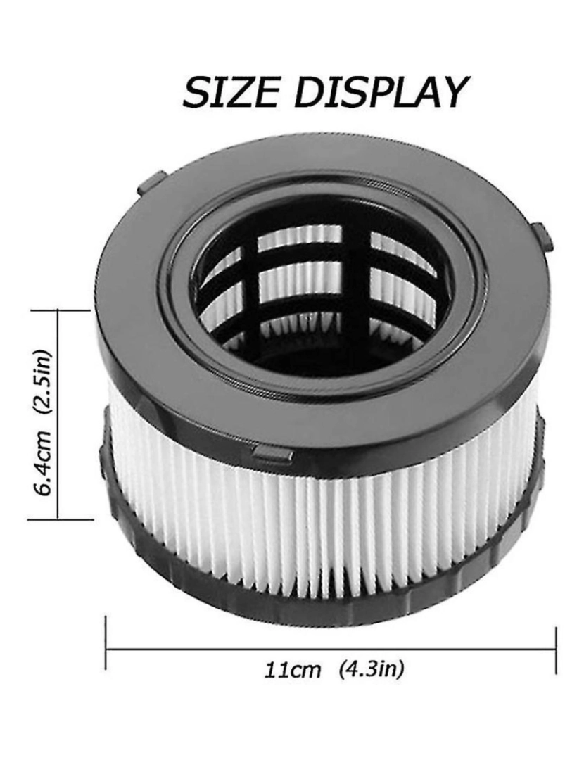 imagem de 3 Filtro HEPA de pacote Compatível para DC5151H para DC515, DCV517 Avalos molhados/secos de meio galão3