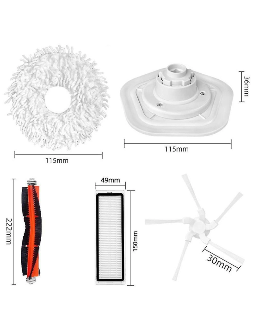 imagem de Para Bot W10 W10 PRO HEPA FILTRO PEÇAS ROBOT ROBOTO CLURANTE PRINCIPAL PRINCIPAL PRINCIPAL PASCENTE DE PASTELO DE PASTELO DE PASTE2