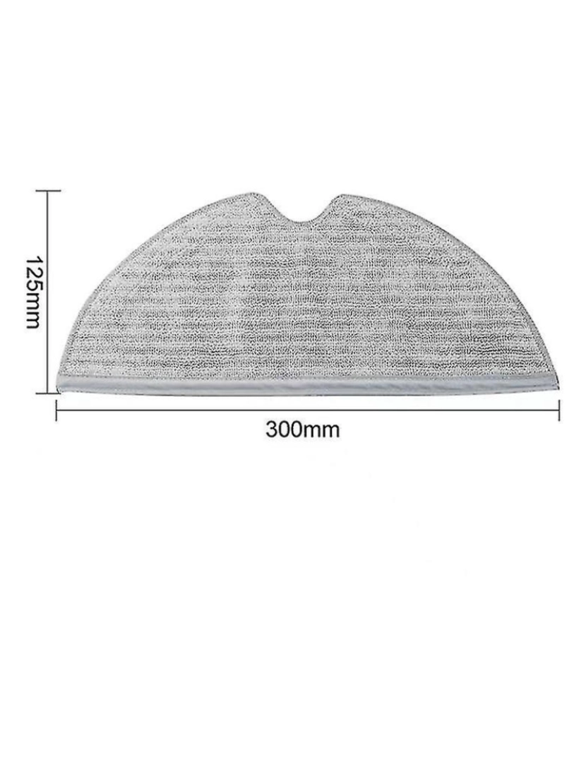 imagem de Para Mijia 2C Stytj03zhm Peças de substituição de vácuo robótico Filtros de pincel lateral de escova1