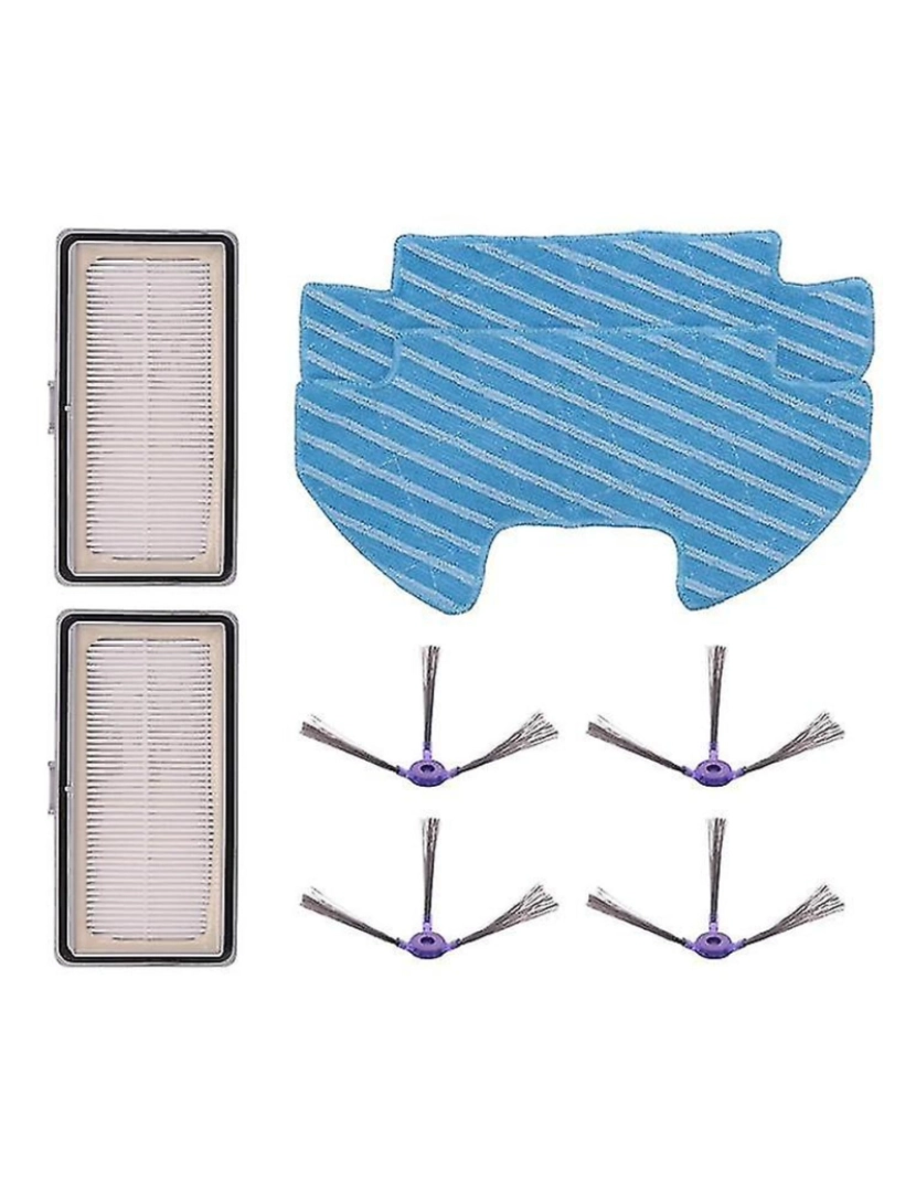 imagem de MOP do filtro de pincel lateral para VCR07 VCR08 MR09 VR05R5050WK ROBOT ASPUUE CLEATER SUBSTITUIÇÃO4