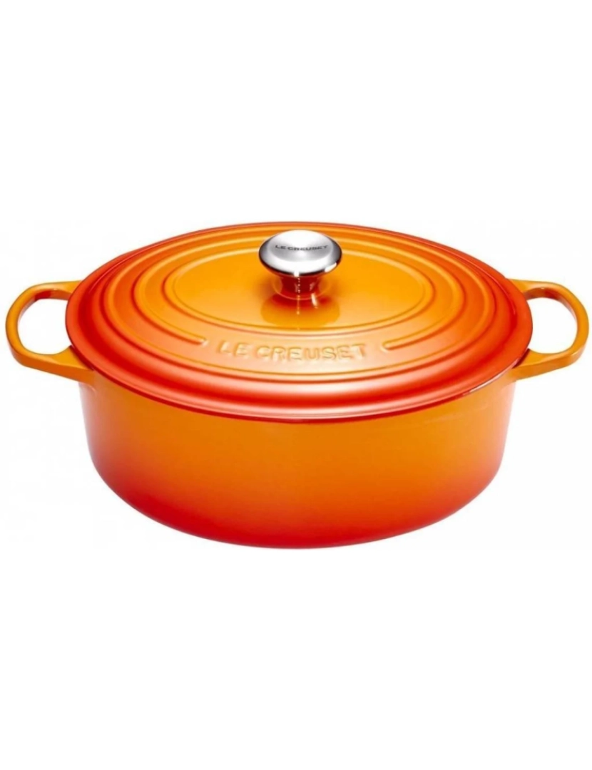 Le Creuset - Le Creuset Caçarola Oval Cocotte Laranja 31Cm