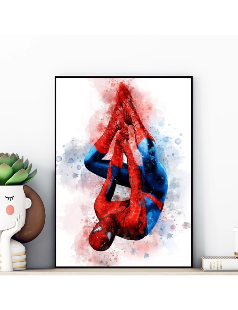 Ma Little Canv - Pôster do Homem-Aranha 30x40cm - Decoração de Quarto Infantil Menino Menina - Pôster