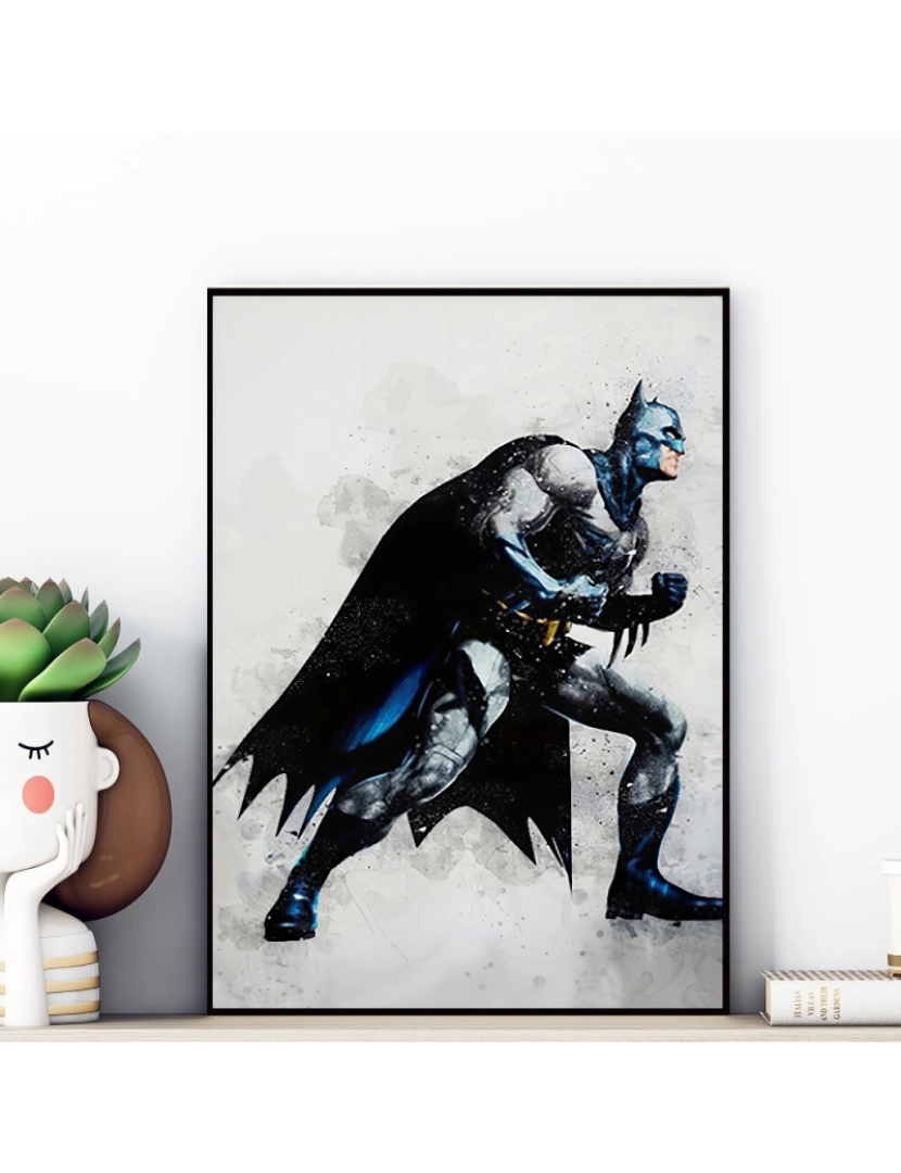 Ma Little Canv - Pôster do Batman 30x40cm - Decoração de Quarto Infantil Menino Menina - Pôster