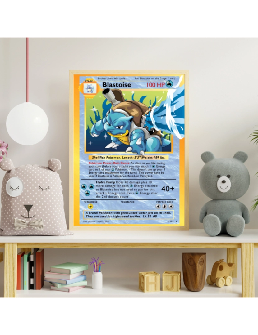 Ma Little Canv - Pôster de Pokemon - 30x40cm - Infantil e Bebê - Decoração de Pôster