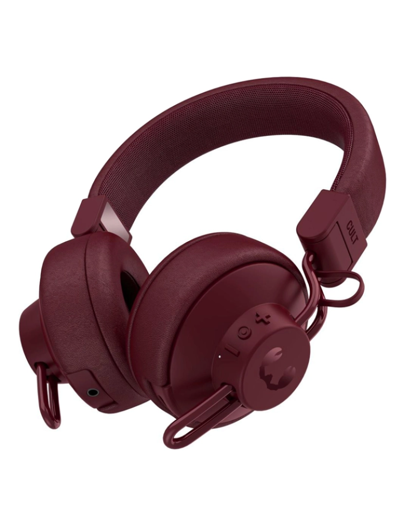 Fresh 'n Rebel - Aucultadores Bluetooth CULT ON-EAR,  RUBY RED