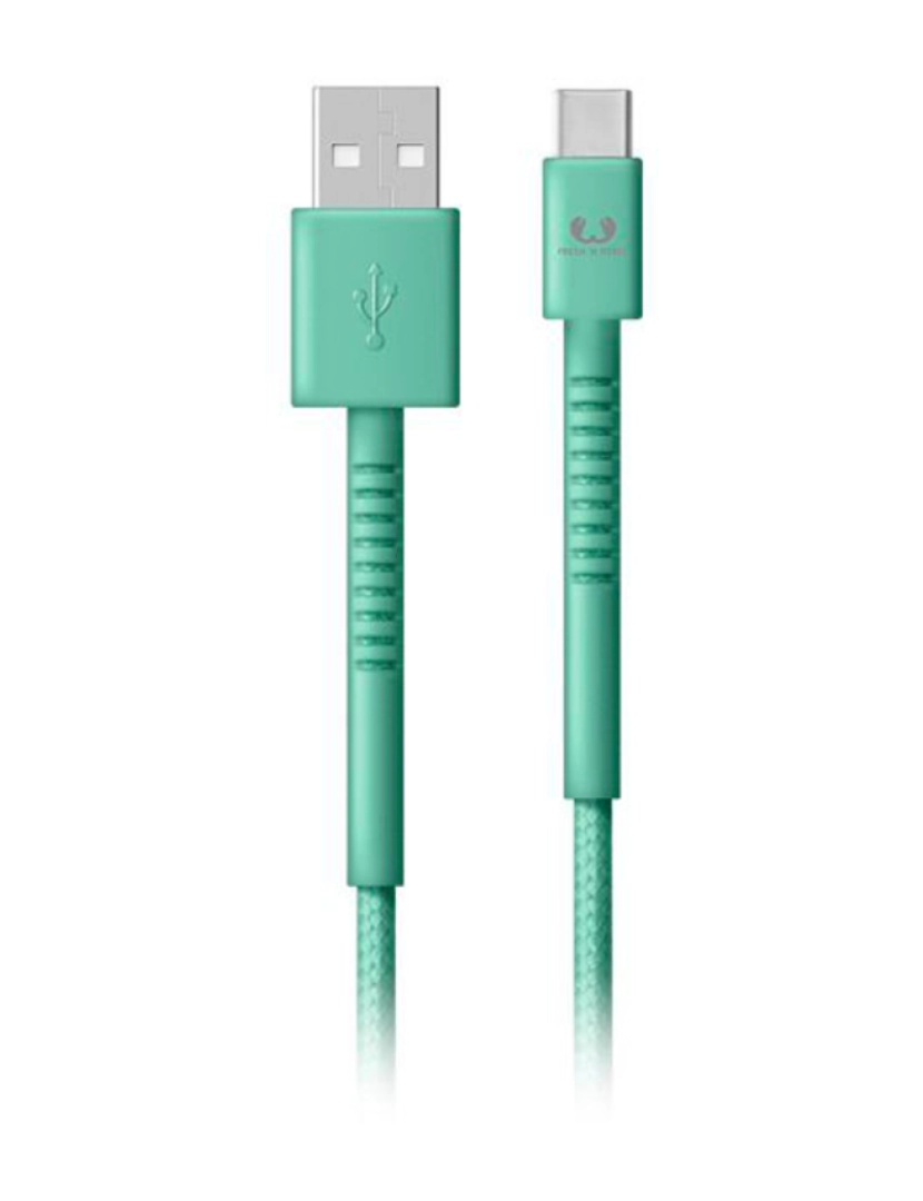 Fresh 'n Rebel - Cabo USB-C - A Kabel Fabriq, 1,5 m, Misty Mint