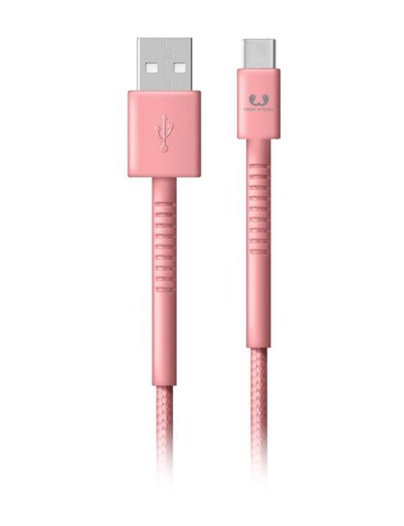 Fresh 'n Rebel - Cabo USB-C - A Kabel Fabriq, 1,5 m, Dusty Pink