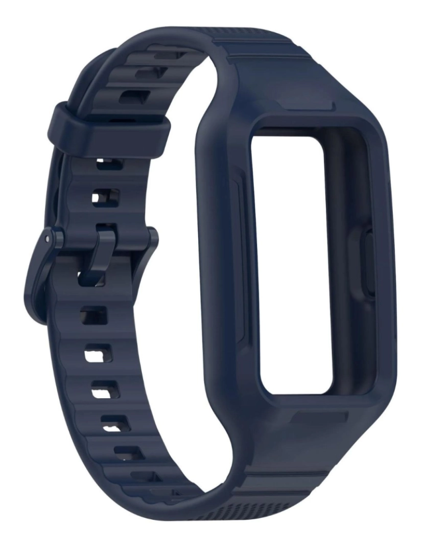 imagem de Pack 360 capa bracelete robusto para Huawei Band 8 Azul meia noite2