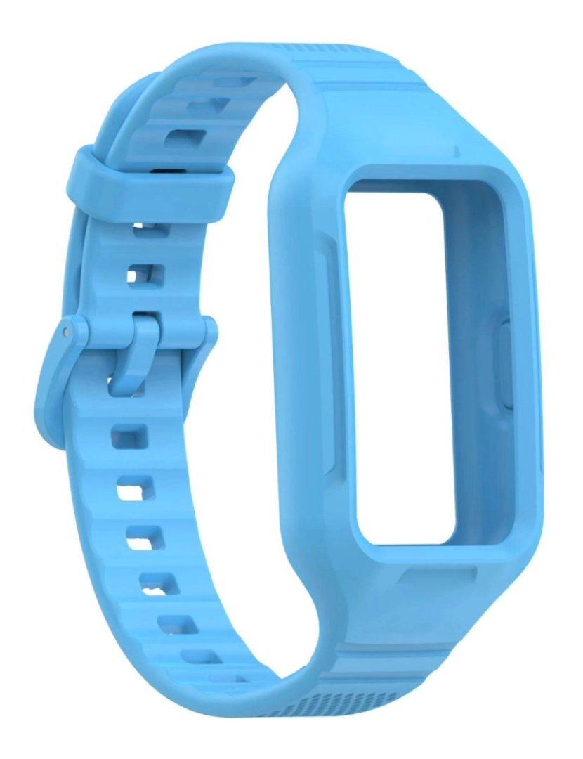 imagem de Pack 360 capa bracelete robusto para Huawei Band 8 Azul2