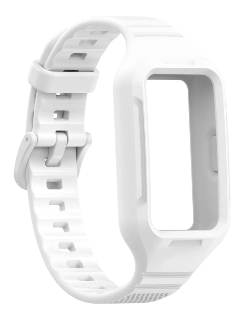 imagem de Pack 360 capa bracelete robusto para Huawei Band 8 Branco2