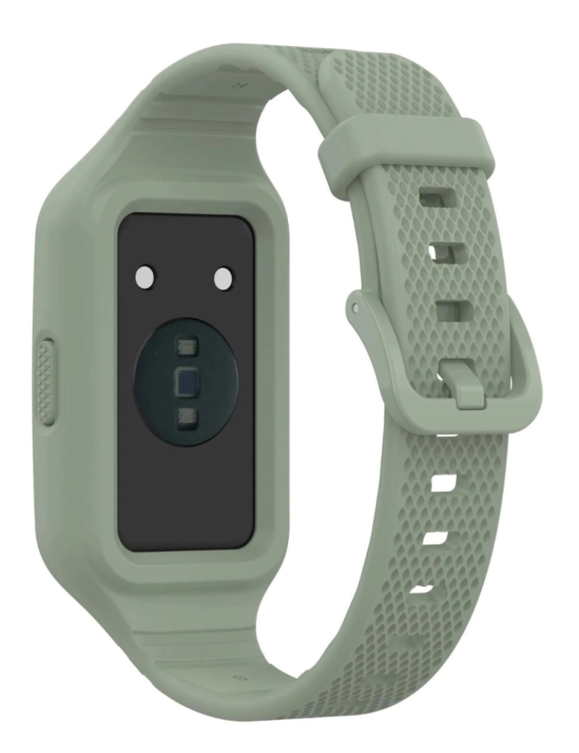 Antiimpacto! - Pack 360 capa bracelete robusto para Huawei Band 8 Verde claro