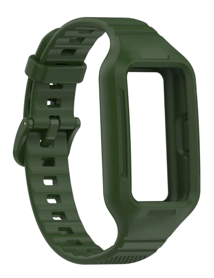 imagem de Pack 360 capa bracelete robusto para Huawei Band 8 Verde escuro2