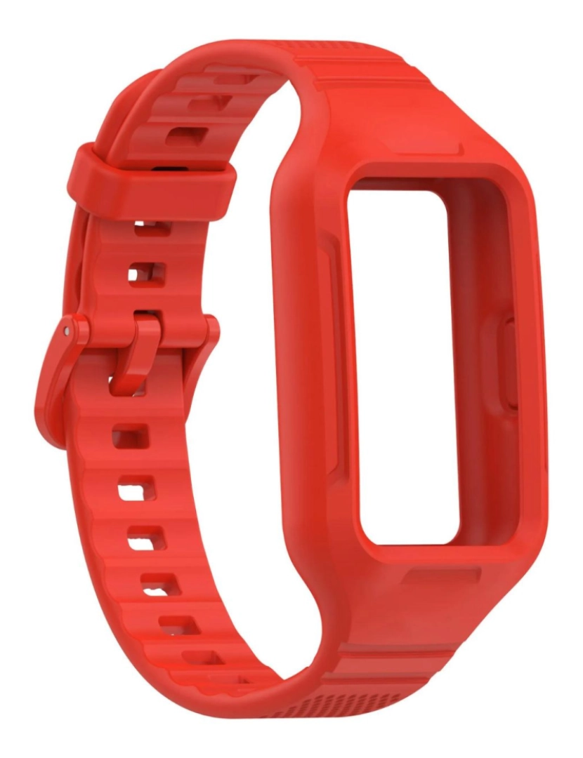 imagem de Pack 360 capa bracelete robusto para Huawei Band 8 Vermelho2