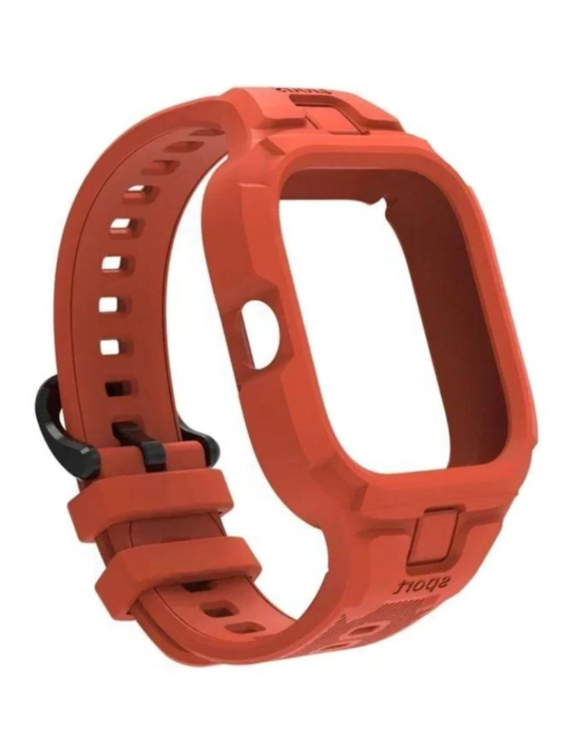 imagem de Pack 360 capa bracelete robusto para Redmi Watch 4 Laranja2