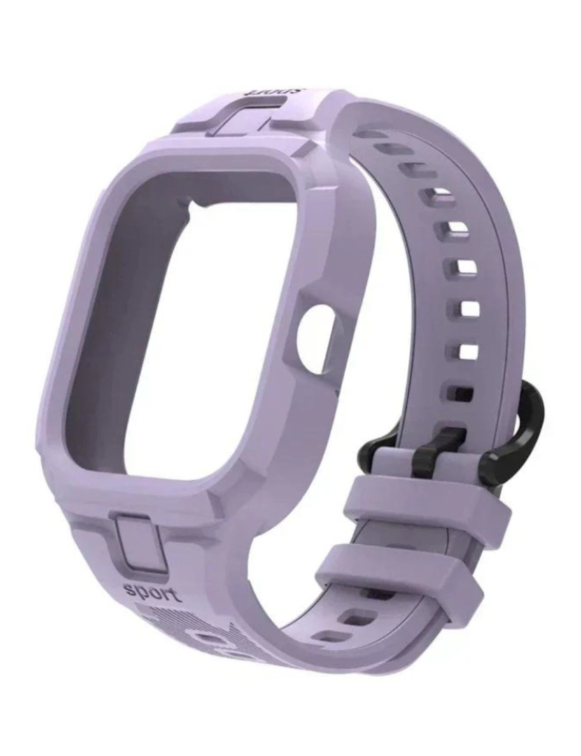 Antiimpacto! - Pack 360 capa bracelete robusto para Redmi Watch 4 Lavanda