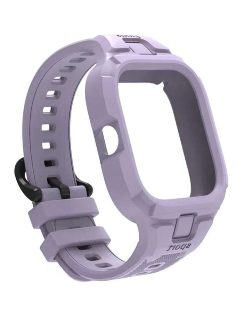 imagem de Pack 360 capa bracelete robusto para Redmi Watch 4 Lavanda2