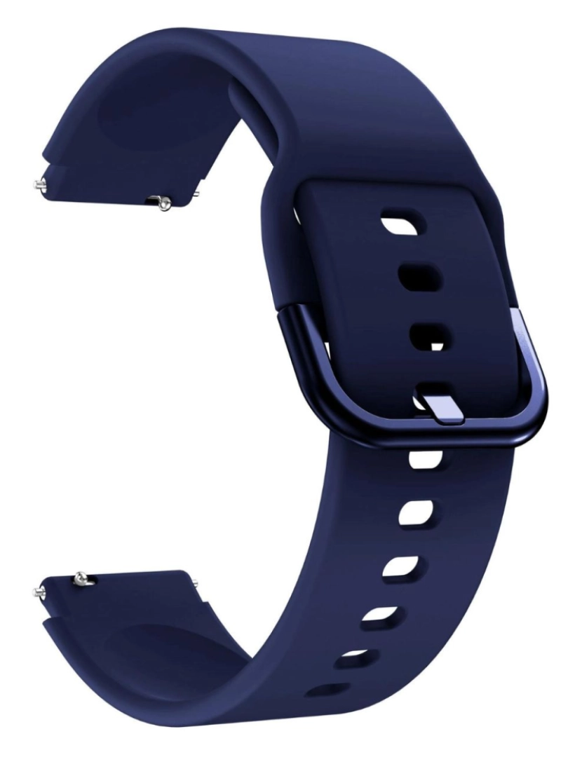 imagem de Bracelete suave em silicone liquido para Huawei Watch GT 4 41mm Azul meia noite2