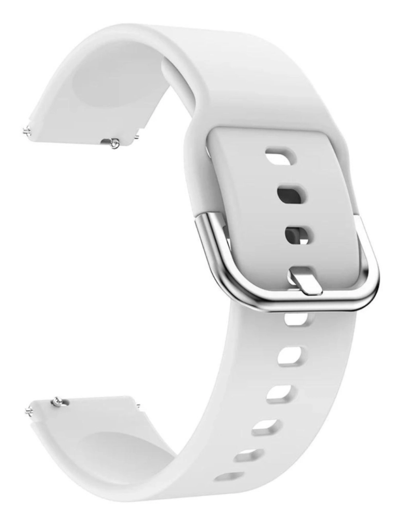 imagem de Bracelete suave em silicone liquido para Huawei Watch GT 4 41mm Branco2