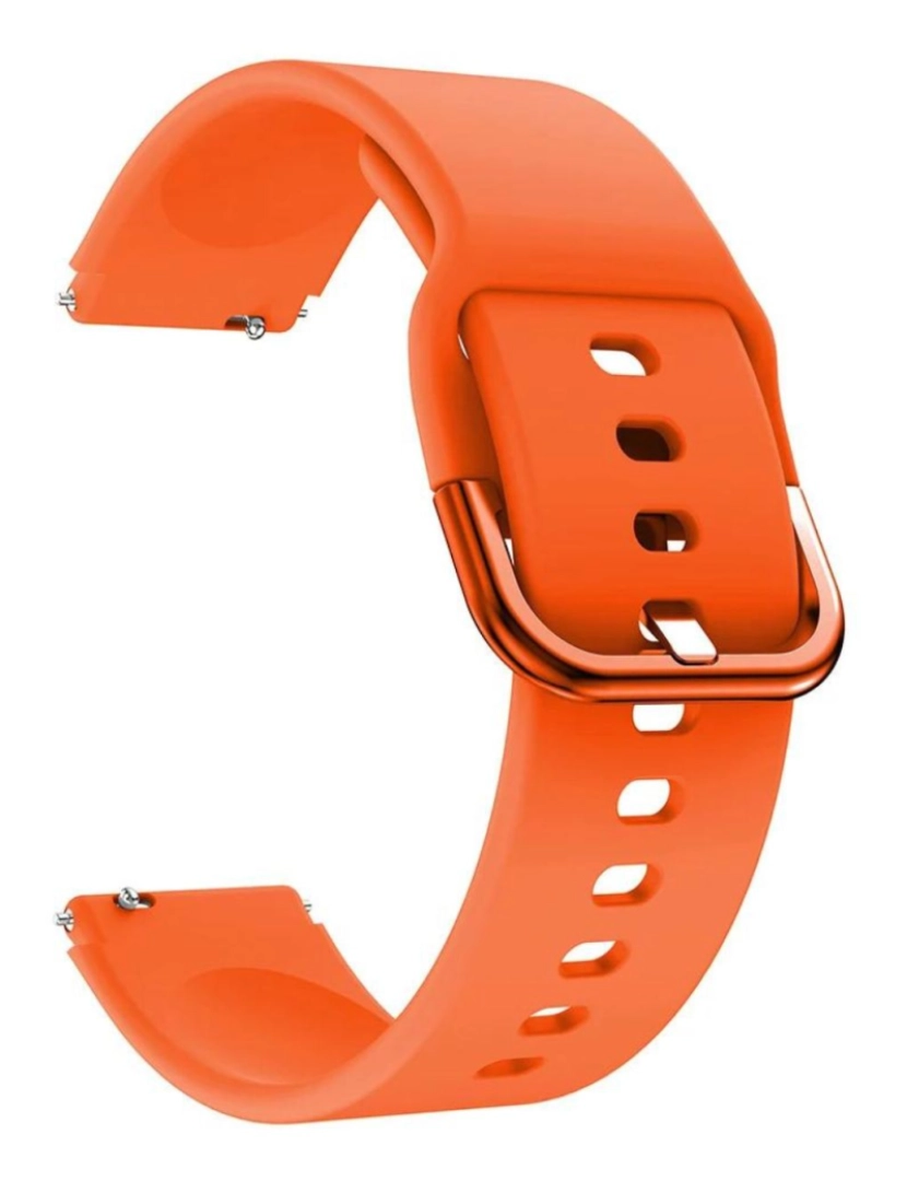 imagem de Bracelete suave em silicone liquido para Huawei Watch GT 4 41mm Laranja2