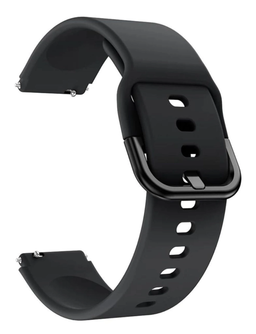 imagem de Bracelete suave em silicone liquido para Huawei Watch GT 4 41mm Preto2