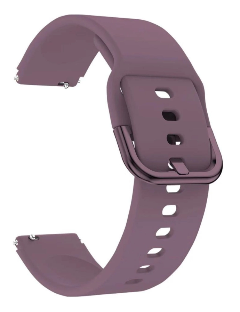 imagem de Bracelete suave em silicone liquido para Huawei Watch GT 4 41mm Roxo claro2