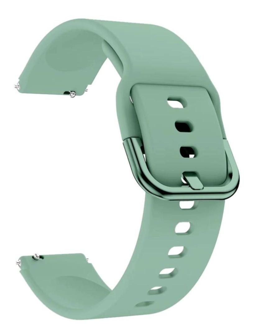 imagem de Bracelete suave em silicone liquido para Huawei Watch GT 4 41mm Verde claro2