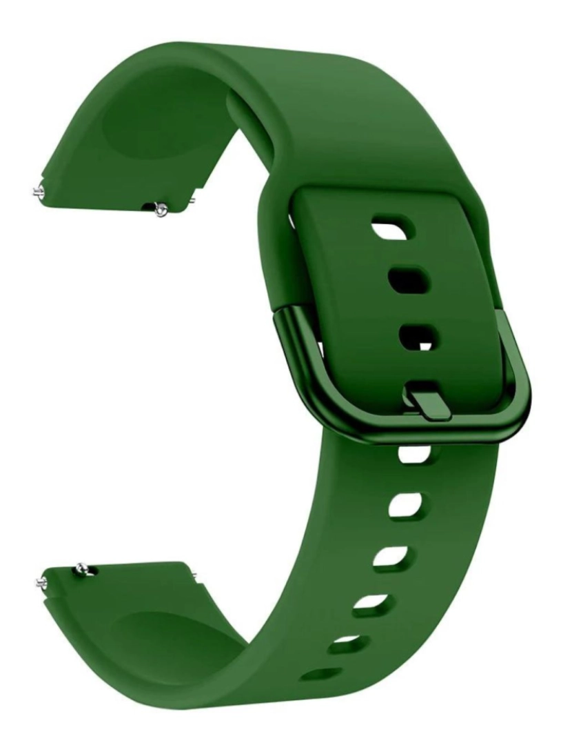 imagem de Bracelete suave em silicone liquido para Huawei Watch GT 4 41mm Verde Pinho2